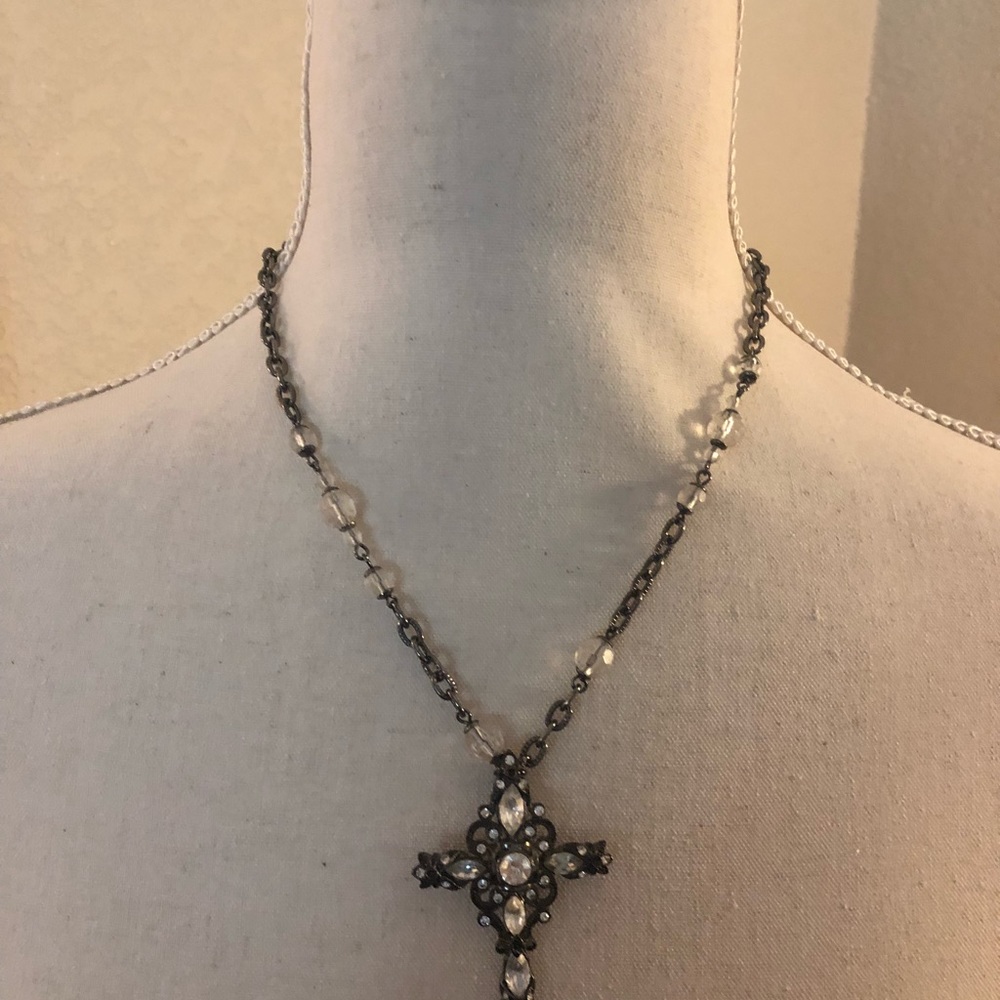 Silver heart necklace!